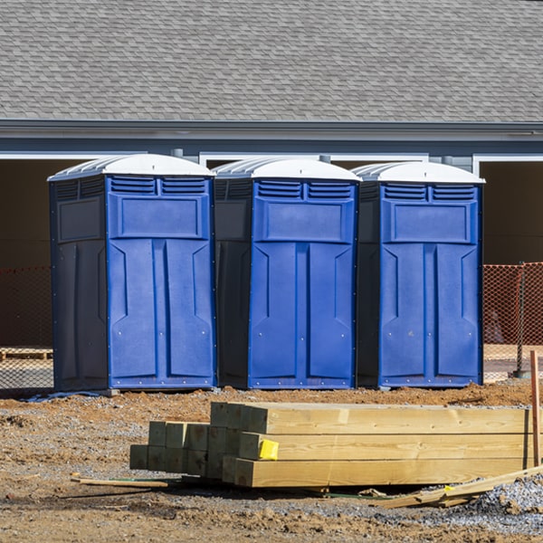 can i customize the exterior of the porta potties with my event logo or branding in Twin Forks